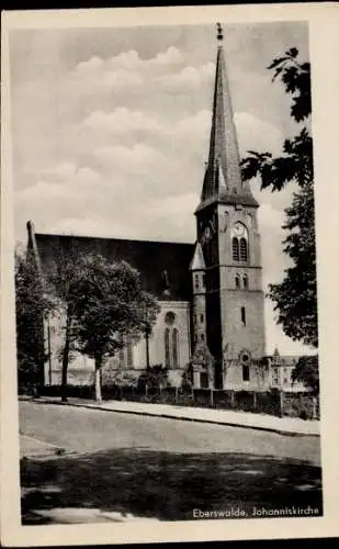 Ak Eberswalde in Brandenburg, Johanniskirche