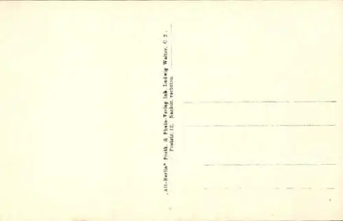 Ak Berlin, Stich, Schloss Monbijou, 1750