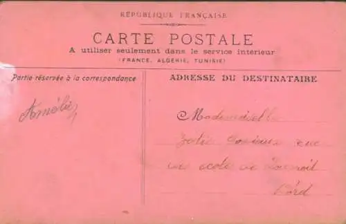 Stoff Ak Sankt Cecilie, Stoffschleife, Blumen, Kitsch