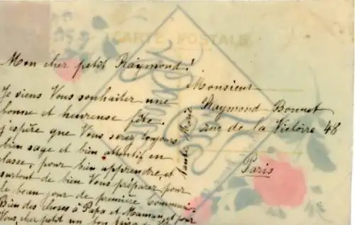 Ak Bonne Fete, Rosen