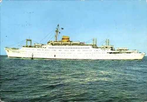 Ak FDGB Urlauberschiff MS Völkerfreundschaft