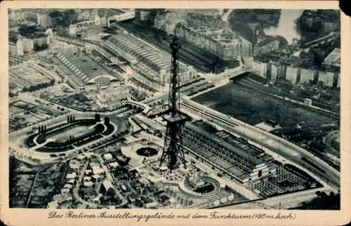 Ak Berlin Westend, Ausstellungsgelände, Funkturm