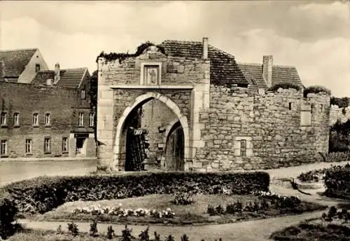 Ak Laucha an der Unstrut, Obertor