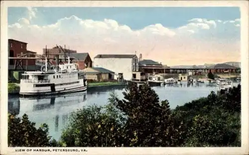 PC Petersburg Virginia USA, view of Harbor