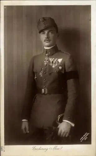 Ak Erzherzog Max, Porträt in Uniform