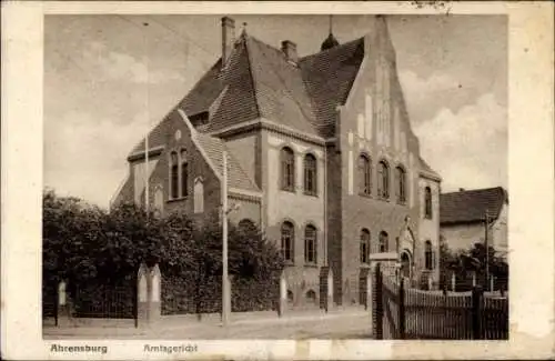 Ak Ahrensburg in Holstein, Amtsgericht
