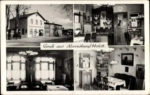 Ak Ahrensburg in Holstein, Gasthof In drei Lilien
