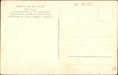 Ak Ahrensburg in Holstein, Gasthof In drei Lilien