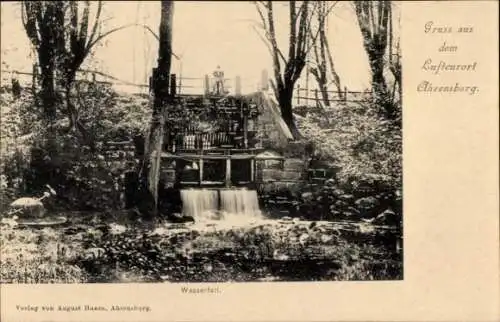 Ak Ahrensburg in Holstein, Wasserfall