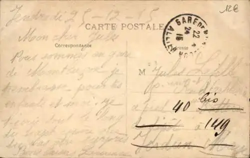 Ak Montluçon Allier, Boulevard de Courtais, Häuser und Geschäfte, Pferdewagen, Straßenszene