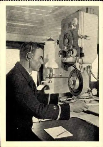 Ak Funkpeiler und drahtlose Telegraphie auf allen Poseidon und Stinnes-Schiffen