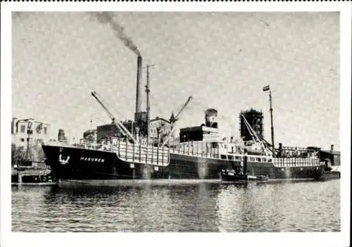 Ak Kaliningrad Königsberg Ostpreußen, Schiff Masuren, Reederei Poseidon