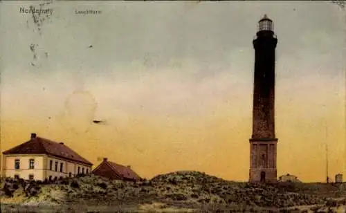 Ak Nordseebad Norderney Ostfriesland, Leuchtturm