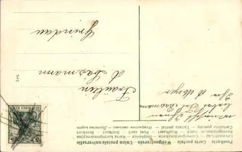 Präge Ak Glückwunsch Geburtstag, Kind, Karren, Blumen