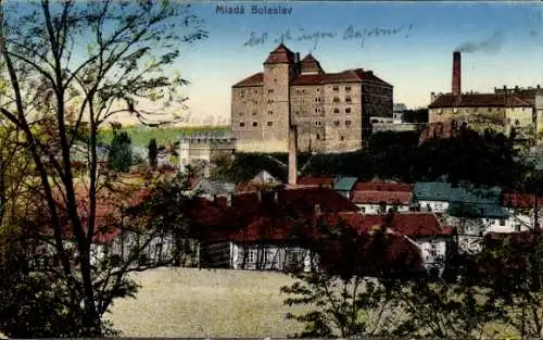 Ak Mladá Boleslav Jungbunzlau Mittelböhmen, Gesamtansicht