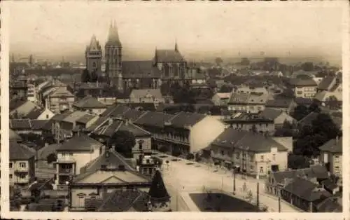 Ak Kolín Köln an der Elbe Mittelböhmen, Stadtansicht, Kirche, Häuser, Straßen, historische Auf...