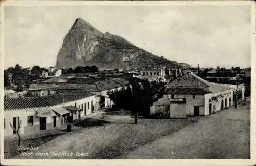Ak Gibraltar, Rock from spanish town