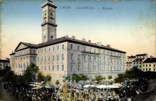 Ak Lwiw Lwów Lemberg Ukraine, Ratusz