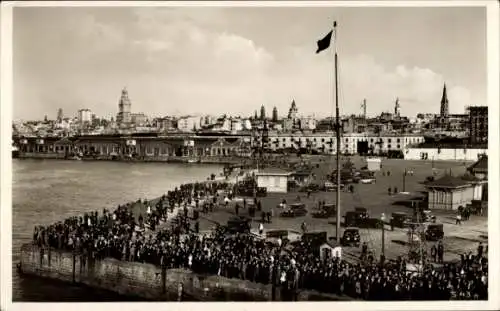 Ak Montevideo Uruguay, Gesamtansicht