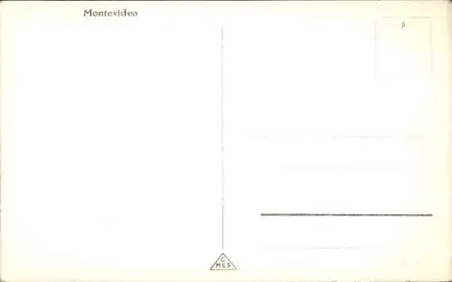 Ak Montevideo Uruguay, Gesamtansicht