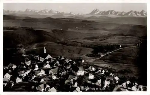 Ak Görwihl im Schwarzwald, Fliegeraufnahme