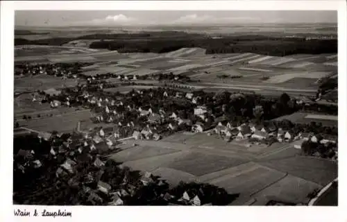 Ak Wain in Württemberg, Fliegeraufnahme