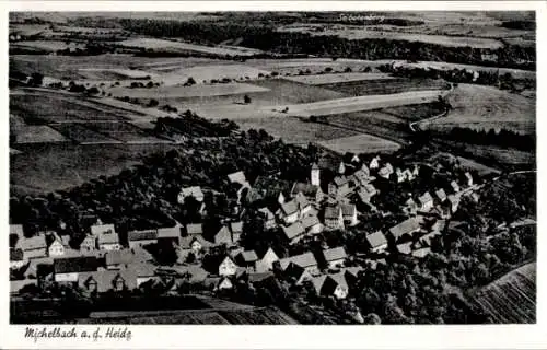 Ak Michelbach an der Heide Gerabronn, Fliegeraufnahme