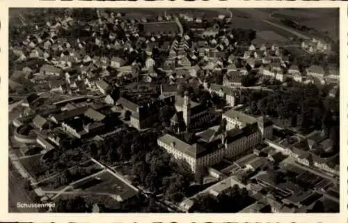 Ak Bad Schussenried in Oberschwaben, Fliegeraufnahme