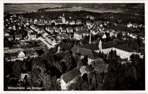 Ak Winnenden in Württemberg, Fliegeraufnahme