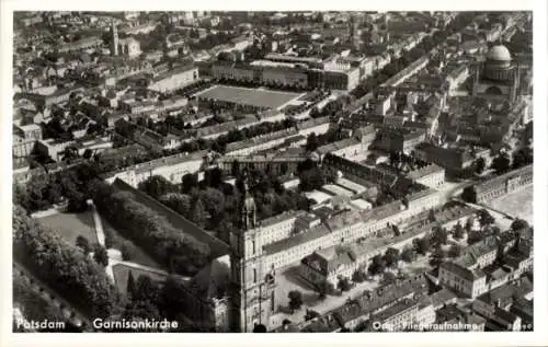 Ak Potsdam, Garnisonkirche, Fliegeraufnahme