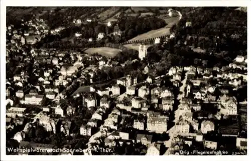 Ak Sonneberg in Thüringen, Fliegeraufnahme