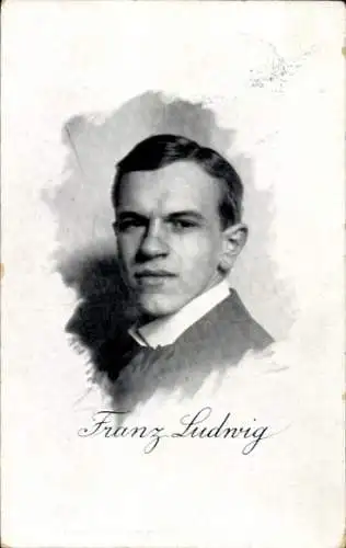 Ak Schauspieler Franz Ludwig, Portrait