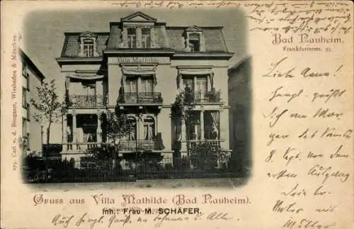 Ak Bad Nauheim in Hessen, Villa Mathilde, Frankfurterstraße 35