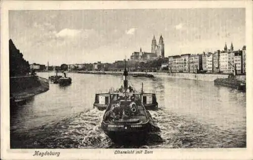 Ak Magdeburg, Elbe, Dom