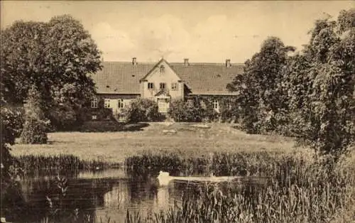 Ak Dänemark, Herrenhaus am See