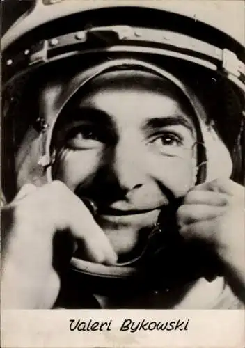 Ak Kosmonaut Valeri Bykowski, Portrait