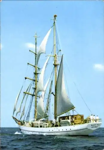 Ak Segelschulschiff Wilhelm Pieck, Volksmarine
