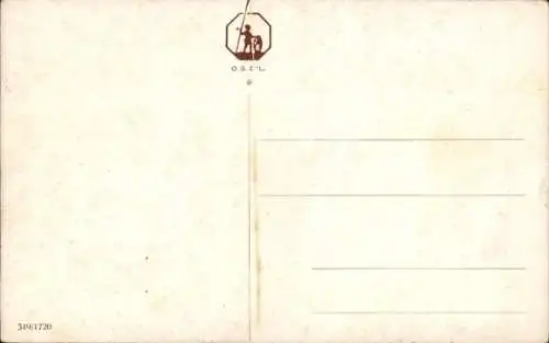 Ak Früchtestillleben, Weintrauben, Birnen, Weinglas