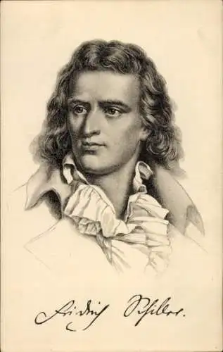 Künstler Ak Friedrich Schiller, Portrait