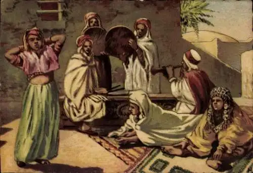 Künstler Ak Scenes et Types, La Danse du ventre