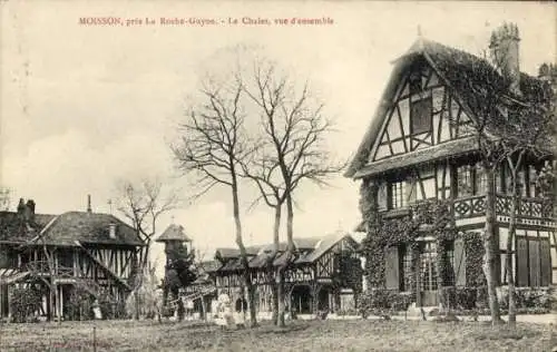 Ak Moisson La Roche-Guyon Val de Marne, Chalet