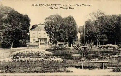 Ak Maisons Laffitte Yvelines, Park Wagram