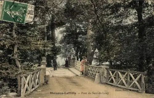 Ak Maisons Laffitte Yvelines, Pont du Saut de Loup