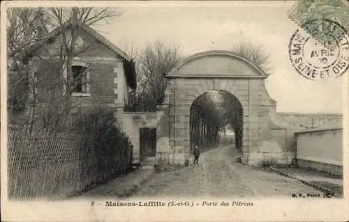 Ak Maisons Laffitte Yvelines, Porte des Petrons