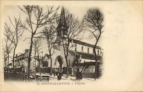 Ak Joinville le Pont Val de Marne, Kirche