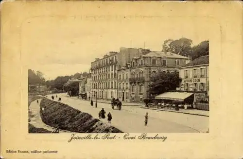 Ak Joinville le Pont Val de Marne, Quai Beaubourg