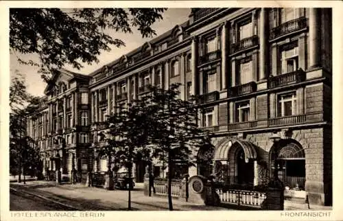 Ak Berlin Tiergarten, Hotel Esplanade, Bellevuestraße 16-18a