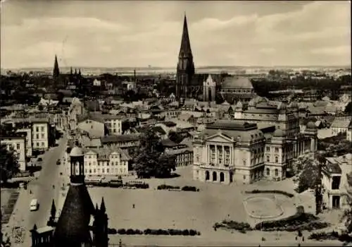 Ak Schwerin in Mecklenburg, Blick vom Schlossturm