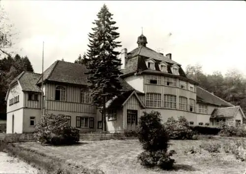 Ak Benneckenstein Oberharz, FDGB-Erholungsheim Har-haus, Foto: Karpf, Oelsnitz (Erzgeb.)