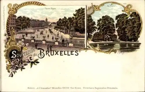 Ak Bruxelles Brüssel, Souvenir de Bruxelles, Paisie Woyal, Maison à l'Innovation